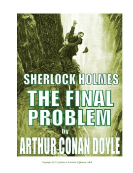 Sherlock Holmes poster The Final Problem