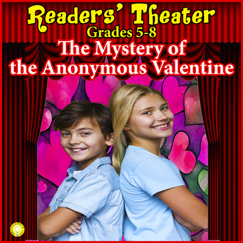 Preview of READERS' THEATER VALENTINE'S MYSTERY SCRIPT grades 5 6 7 8