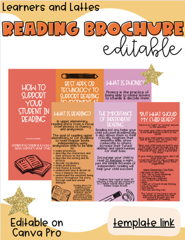 Preview of READING BROCHURE | FOR PARENTS