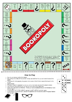 Preview of READING CHALLENGE - Bookopoly