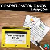 READING COMPREHENSION CARDS SUMMER