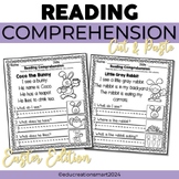 READING COMPREHENSION CUT & PASTE EASTER THEME