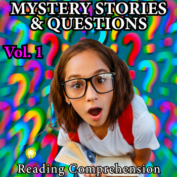 Preview of READING COMPREHENSION Mystery Short Stories, Questions & Answers
