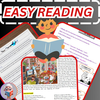 Preview of READING COMPREHENSION PASSAGES - engaging topics for kids