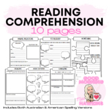 READING COMPREHENSION worksheet packet! 10 pages