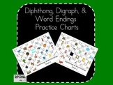 READING Common Core Aligned Phonics Diphthong and Word End