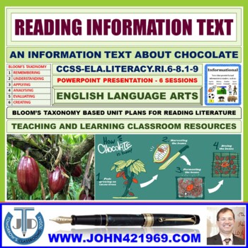 Preview of READING INFORMATION TEXT: POWERPOINT PRESENTATION - 6 SESSIONS