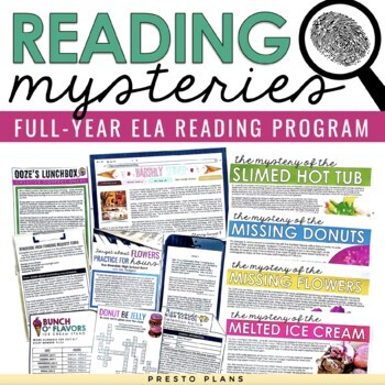 Preview of READING MYSTERIES FULL-YEAR ELA PROGRAM | PRINT