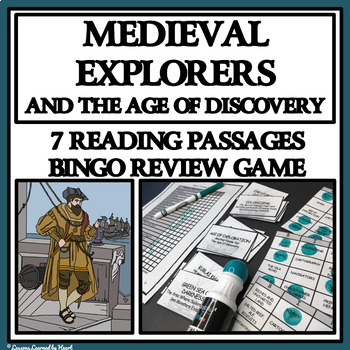 Preview of MEDIEVAL EXPLORERS & THE AGE OF DISCOVERY - Reading Passages and Bingo