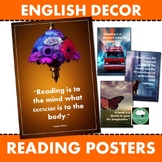 READING POSTERS about Reading ELA Classroom Posters