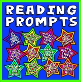 READING PROMPTS POSTERS -  ENGLISH LITERACY BOOKS STORY LI
