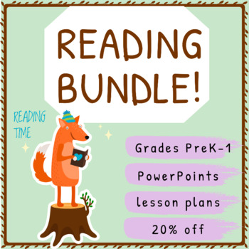 Preview of READING Project Bundle | Book "Safari Camp" | Kindergarten | 20% OFF