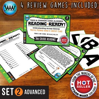 Preview of READING READY 3rd Grade: Multiple-Meaning Words & Context Clues ~ ADVANCED SET 2