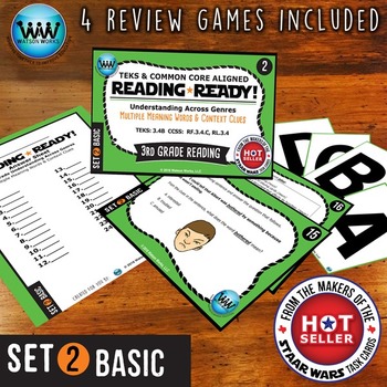 Preview of READING READY 3rd Grade: Multiple-Meaning Words & Context Clues ~ BASIC SET 2