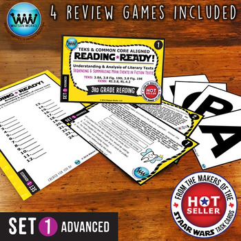 Preview of READING READY 3rd Grade – Sequencing & Summarizing Main Events ~ ADVANCED SET 1