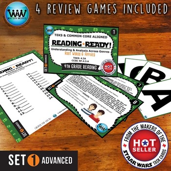 Preview of READING READY 4th Grade Task Cards - Root Words & Affixes ~ ADVANCED SET 1