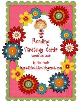 Preview of READING STRATEGIES BOARD - with visuals