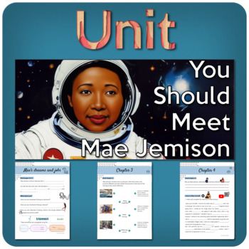 Preview of READING "YOU SHOULD MEET MAE JEMISON" - A book study for ESL learners!