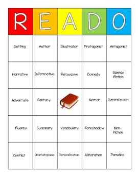 READO (Reading Bingo Game) by Laila Camacho | Teachers Pay Teachers