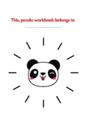 READY TO PRINT  PANDA NOTEBOOK FOR STUDENTS AND TEACHERS