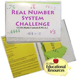 Real Number System Sorting CHALLENGE Activity