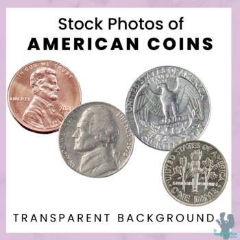 Preview of Stock Images of American Coins with a Transparent Background