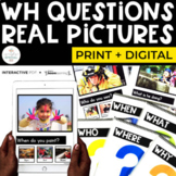 WH Questions Flip Books Bundle | Special Education | Dry Erase
