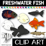 REALISTIC Freshwater Fish Clipart