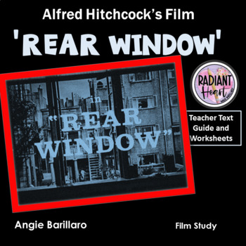Preview of REAR WINDOW Alfred Hitchcock FILM STUDY HIGH SCHOOL VCE ENGLISH ELA