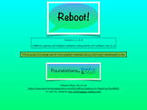 REBOOT Multi Syllable game with tion, ly, le suffix practi