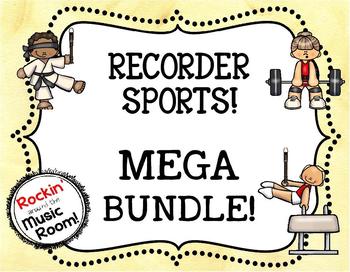 Preview of RECORDER CURRICULUM - SPORTS MEGA BUNDLE!