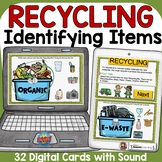 RECYCLING: IDENTIFYING AND SORTING ITEMS: EARTH DAY ACTIVI
