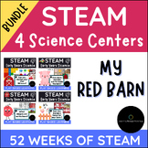 RED BARN FARM Bundle | 4 Science Centers | STEAM & STEAM K