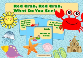 Preview of RED CRAB, RED CRAB, WHAT DO YOU SEE? Presentation, Summer Edition