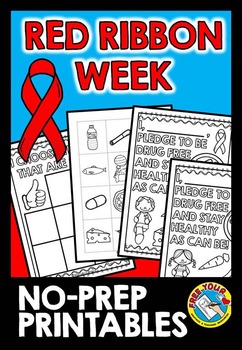 RED RIBBON WEEK ACTIVITIES by FREE YOUR HEART | Teachers Pay Teachers