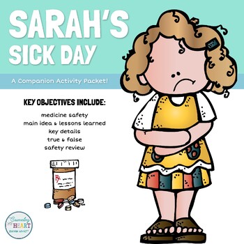 Preview of RED RIBBON WEEK Picture Book Read Aloud Video: Sarah's Sick Day