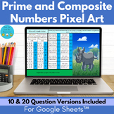Prime and Composite Numbers Pixel Art | 4.OA.4