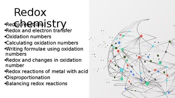 Preview of REDOX REACTIONS