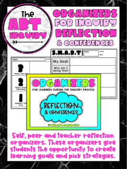 Preview of REFLECTION & CONFERENCES | Graphic Organizers for Inquiry | BUNDLE