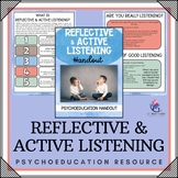 REFLECTIVE & ACTIVE LISTENING Handout - School Counseling 