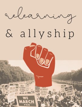 Preview of WORKBOOK | Relearning + Allyship