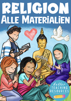 Preview of RELIGION Deutsch XXL Materialpaket (German religion bundle)