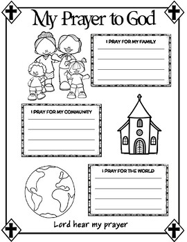 RELIGION - My Prayer to God Template - Writing your own prayers - Virtues