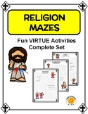 RELIGION - VIRTUE Mazes Full Package - 14 Fun Activities