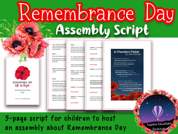 Preview of REMEMBRANCE DAY Assembly Script