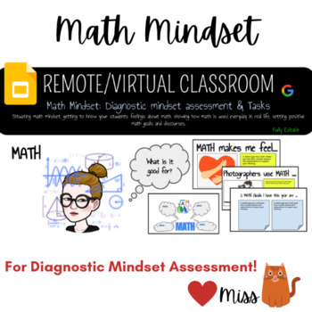 Preview of REMOTE TEACHING: VIRTUAL CLASSROOM - Ontario Math - Math Mindset - Assessment 