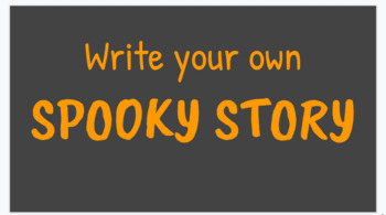 Preview of REMOTE - Write your own SPOOKY STORY  