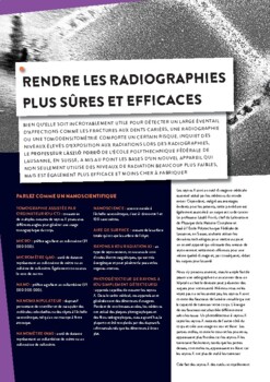 RENDRE LES RADIOGRAPHIES PLUS SÛRES ET EFFICACES by Futurum Careers