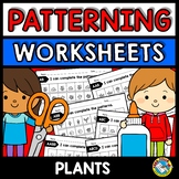 REPEATING PATTERNS WORKSHEETS PLANTS ACTIVITY KINDERGARTEN