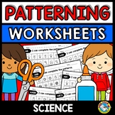 REPEATING PATTERNS WORKSHEETS CUT AND PASTE (SCIENCE ACTIV